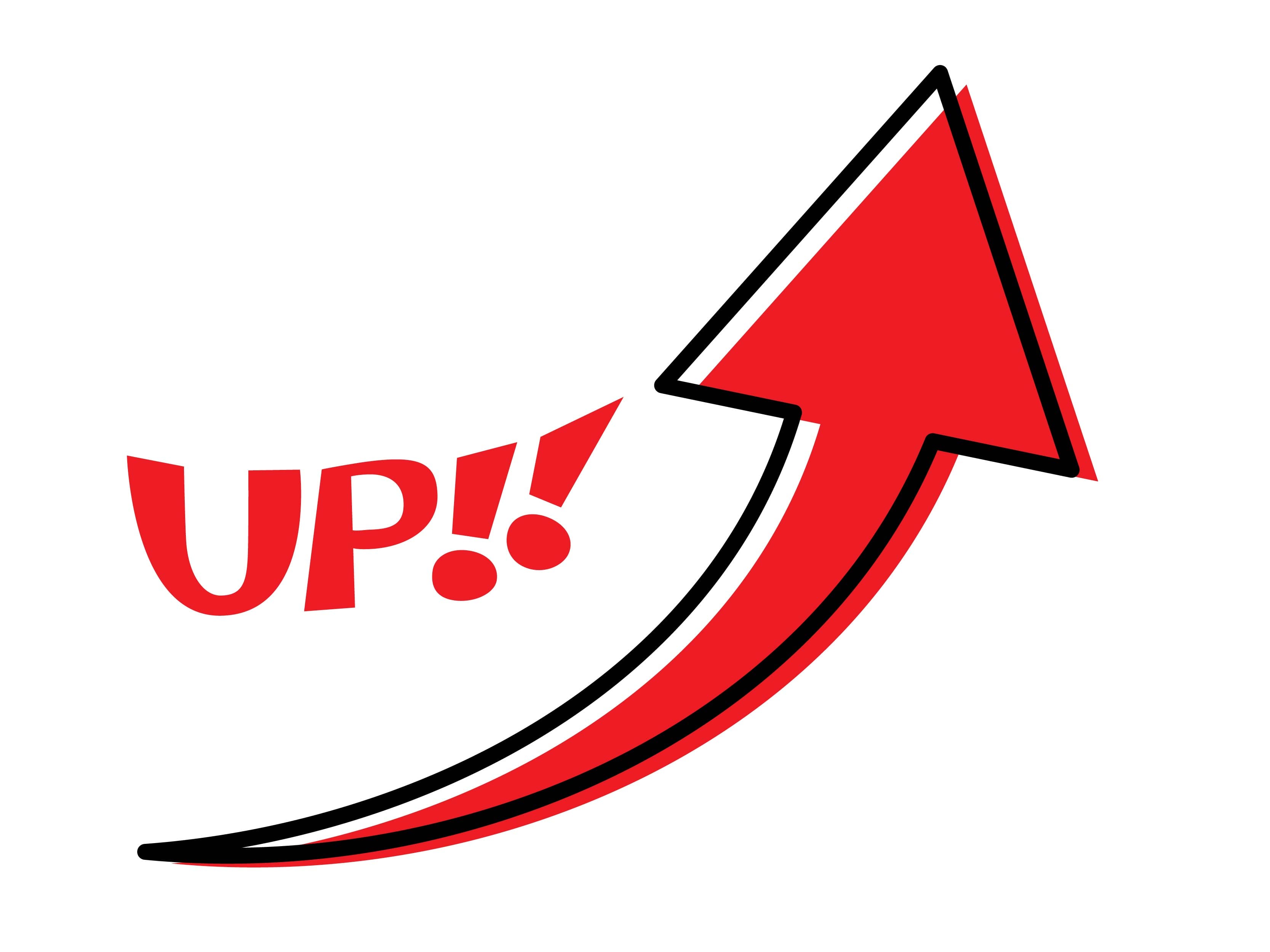 レベルアップのイラスト